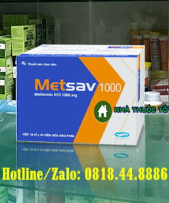 Thuốc Metsav 1000mg giá bao nhiêu, mua ở đâu?